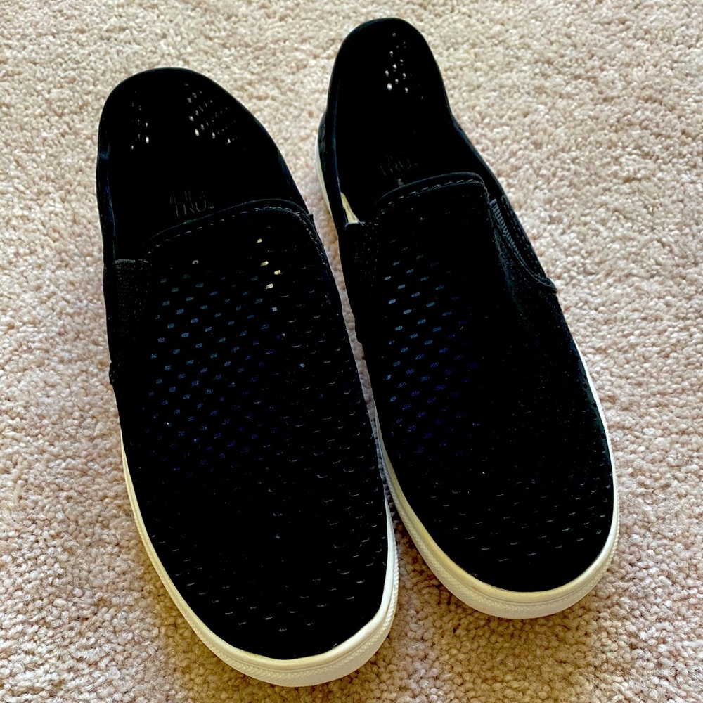 Black slip ons. Worn once.
